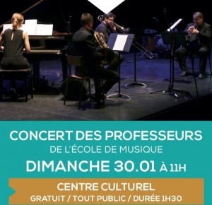 Concert des professeurs – École de musique (Concert)