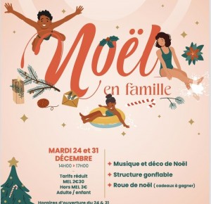 Noël en famille à la Piscine des Weppes